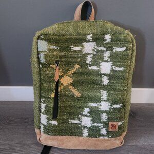 Wool and Leather Backpack